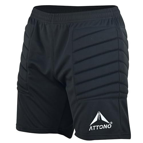 ATTONO Torwarthose Torwart Fußball Hose kurz gepolstert an der Hüfte - M von ATTONO