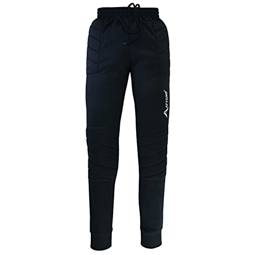 ATTONO Torwarthose Torwart Fußball Hose lang gepolstert am Knie und Hüfte von ATTONO