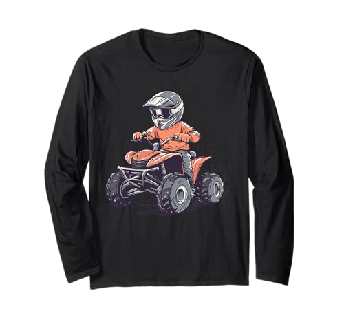 Kinder 4 Räder Langarmshirt von ATV, Quad and 4 Wheeler for Kids Design