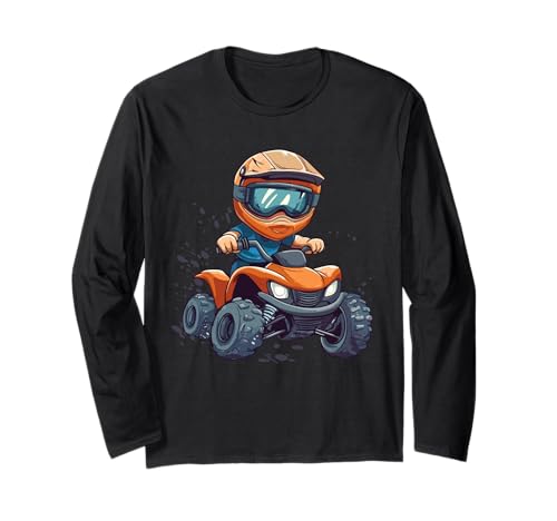 Kinder 4 Räder Langarmshirt Kinder 4 Räder Langarmshirt von ATV, Quad and 4 Wheeler for Kids Design