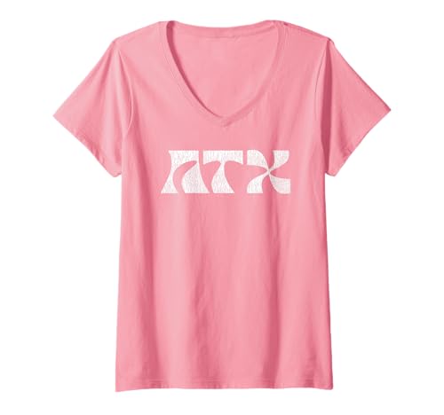 Damen ATX / Austin TX Retro-Design mit Details T-Shirt mit V-Ausschnitt Damen ATX / Austin TX Retro-Design mit Details T-Shirt mit V-Ausschnitt von ATX Austin Texas Retro Design With Details Shop