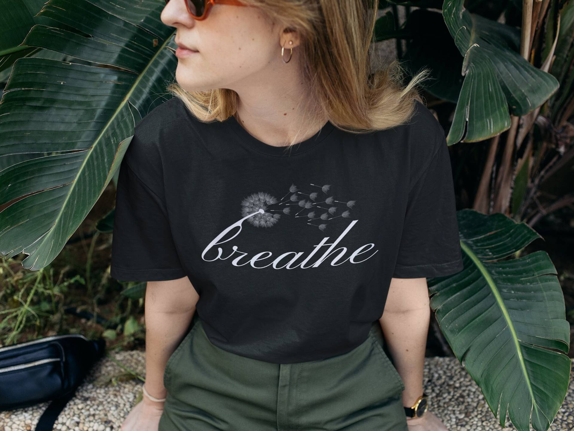 Damen Grafik Tees, Breathe Shirt, Don't Forget To Sei Kind T-Shirt, Inspirational Löwenzahn Shirt von ATXCraft