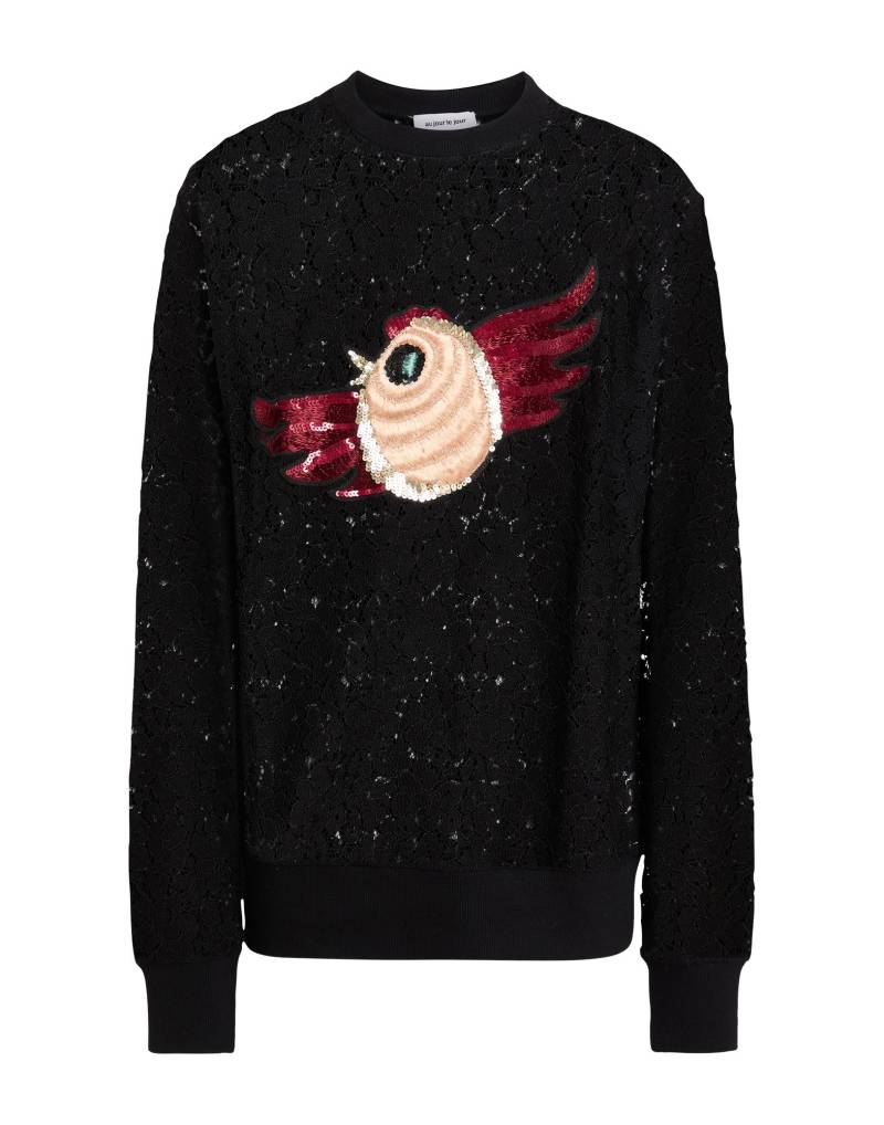 AU JOUR LE JOUR Sweatshirt Damen Schwarz von AU JOUR LE JOUR