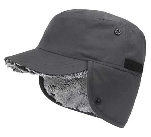 AUBIG Wintermütze mit Ohrenklappen Herren Winter Fliegermütze Trappermütze Winddicht Warm Schlittschuhlaufen und Outdoor-Aktivitäten A3 AUBIG Wintermütze mit Ohrenklappen Herren Winter Fliegermütze Trappermütze Winddicht Warm Schlittschuhlaufen und Outdoor-Aktivitäten A3 von AUBIG