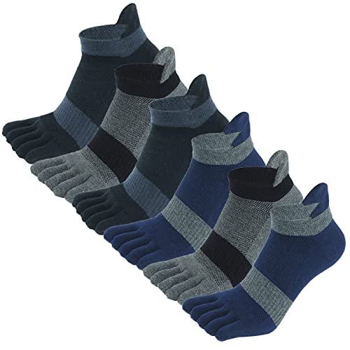 AUBIG Zehensocken Herren Baumwolle 6 Paare Running-Socken Herren Five Finger Socken Männer Bunte Socken mit Zehen für Laufen Arbeit Sports A2 39-42 AUBIG Zehensocken Herren Baumwolle 6 Paare Running-Socken Herren Five Finger Socken Männer Bunte Socken mit Zehen für Laufen Arbeit Sports A2 39-42 von AUBIG