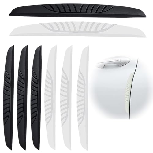 AUEFUDQ 8 Pcs Hochwertiger Türkantenschutz Autotür Kantenschutz Auto Schwarz Gummi Türkantenschoner Aufkleber für Autotüre von AUEFUDQ