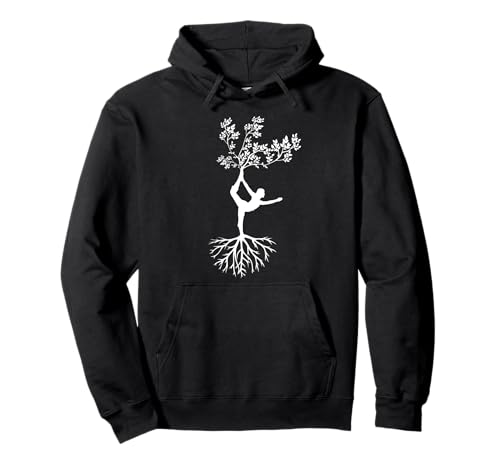 YOGA LEBENSBAUM ASANA DAMEN HERREN KINDER MUTTER MAMA FRAUEN Pullover Hoodie von AUF DIE MATTE YOGA BALANCE CORE SPORT GESCHENKE