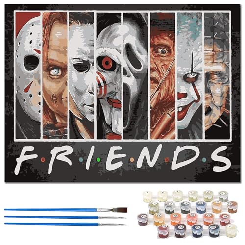 Halloween Paint by Numbers für Erwachsene – Detailliertes Totenkopf-Zahlenmalset – Entfesseln Sie den Künstler in Ihnen mit unserem einfach zu verwendenden, sicheren und nachhaltigen Malset Halloween Paint by Numbers für Erwachsene – Detailliertes Totenkopf-Zahlenmalset – Entfesseln Sie den Künstler in Ihnen mit unserem einfach zu verwendenden, sicheren und nachhaltigen Malset von AUGTYRLV