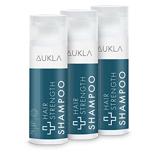 AUKLA Shampoo gegen Haarausfall Männer 3x 200 ml reduziert Haarausfall & regt das Wachstum an - Haarwaschmittel Made in Germany - Haarwachstum Shampoo, Haarausfall Shampoo, Hair loss shampoo von AUKLA