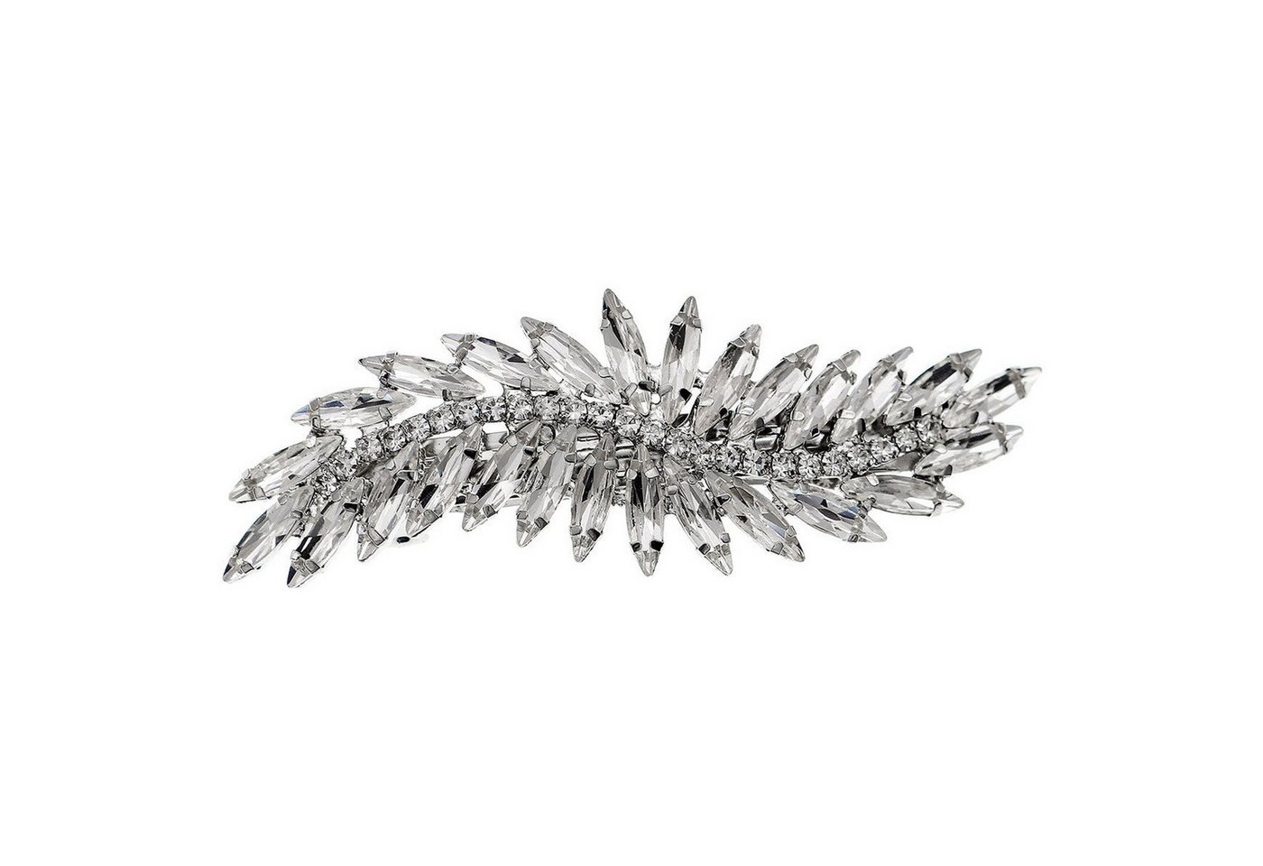 AUKUU Diadem Haarschmuck Haarschmuck Strass Haarspange Damen täglich, vielseitig Hinterkopf Haar Accessoire Federklammer von AUKUU