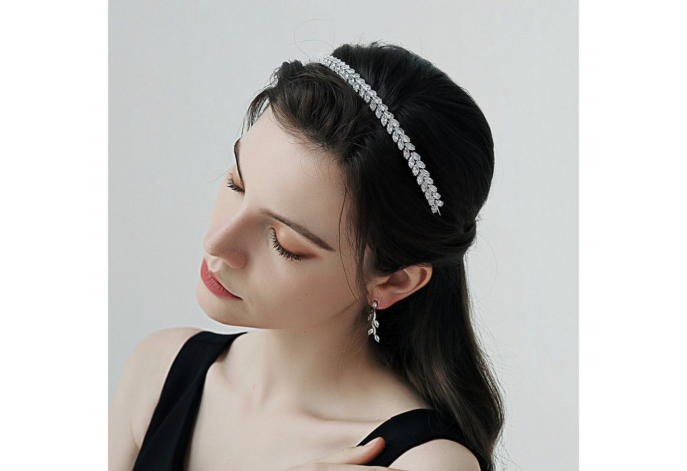 AUKUU Diadem Täglich Täglich vielseitige Stirnbänder Temperament Kopf, Accessoires exquisite Haar Accessoires hochwertige Zirkon von AUKUU