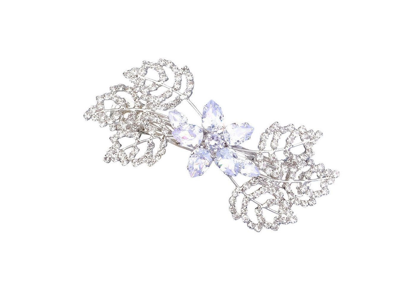 AUKUU Diadem Wind Wind Zirkon Haarspange Retro Haar Accessoire leichter, luxuriöser vielseitiger Strass Blumen Seitenclip von AUKUU