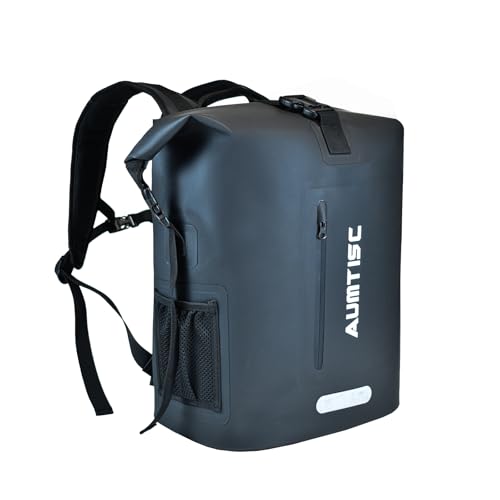 AUMTISC Wasserdichter Rucksack 35L Fur Damen Herren,Rolltop Wasserdichter Beute Dry Bag Waterproof Backpack ülle Kajak Segelboot Radfahren von AUMTISC