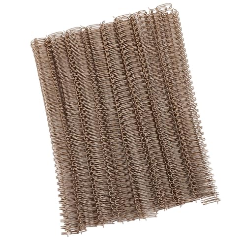 Spiralförmige Doppelschlaufen-Drahtbinderinge, Robust und Langlebig, für 120 Blatt – 100 Stück Kammbinderücken für Projekte und Präsentationen (antike Bronze) von AUNMAS