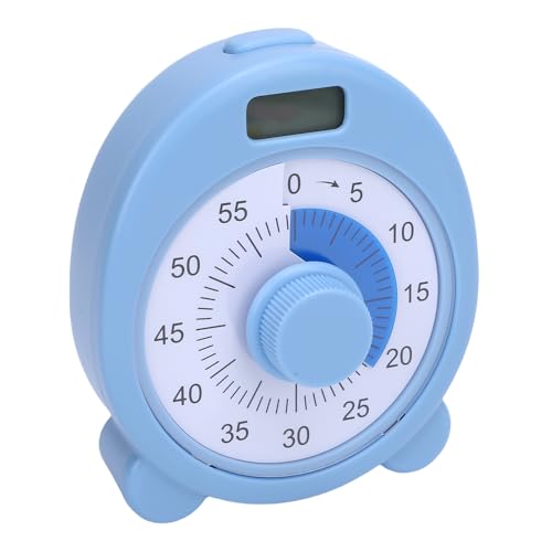 Wiederaufladbarer Visueller Timer mit Magnetischem Rücken 60/99Min Countdown -Timer für Kids Cooking Classroom Laut Vibrate Warnungen USB -Lade -Tragable -Zeitmanagement -Tool (B) von AUNMAS
