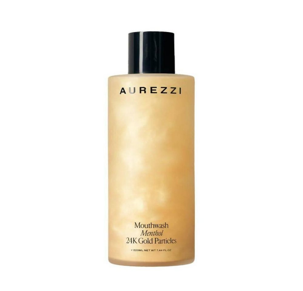 AUREZZI Mundwasser AUREZZI Mundspülung 24k Gold - Menthol von AUREZZI