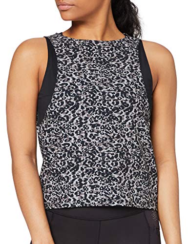 AURIQUE Damen Tanktop, Schwarz Tiermuster, 42 von AURIQUE