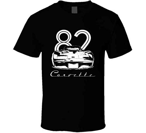1982 Corvette Grill View with Year and Model Name Navy Blue T Shirt(Small) von AURISTIA