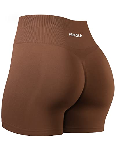 AUROLA Damen Dream Workout Shorts, Cappuccino, S von AUROLA