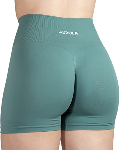 AUROLA Damen Dream Workout Shorts, Sagebrush Green, Medium von AUROLA