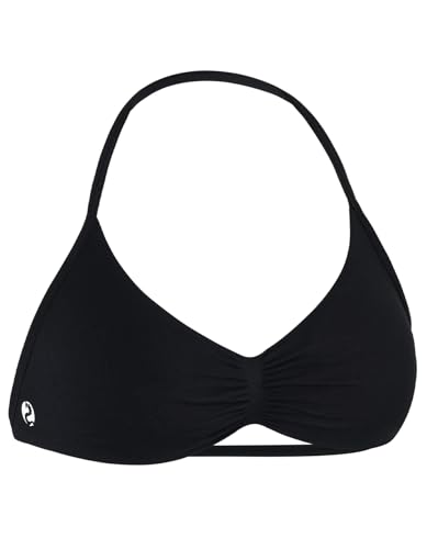 AUROLA Influence Strappy Bra Sport BHS für Frauen Rückenfrei Gepolsterter Impact Strappy Bra Workout Gym Yoga mit abnehmbaren Cups, Schwarz, small von AUROLA