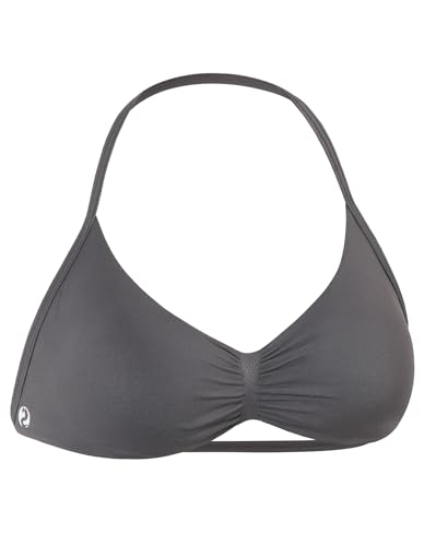 AUROLA Influence Strappy Bra Sport BHs für Frauen Rückenfrei Gepolsterter Impact Strappy Bra Workout Gym Yoga mit abnehmbaren Cups, Pflaume Trüffel, Medium von AUROLA