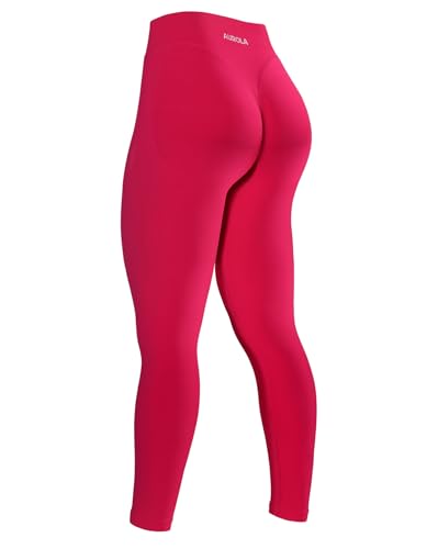 AUROLA Influence Workout-Leggings für Damen, nahtlose Kompression, Bauchkontrolle, mittlere Taille, Yogahose, Pink, S AUROLA Influence Workout-Leggings für Damen, nahtlose Kompression, Bauchkontrolle, mittlere Taille, Yogahose, Pink, S von AUROLA