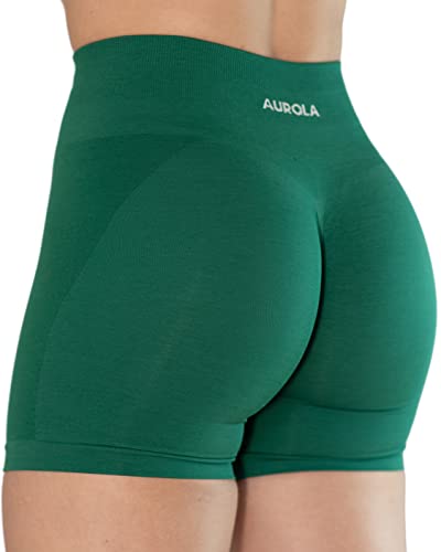 AUROLA Intensify Damen-Trainingsshorts, nahtlos, hohe Taille, Laufen, Sport, Fitnessstudio, Fitness, Yoga, Stretch, sportlich, Kurze Shorts von AUROLA