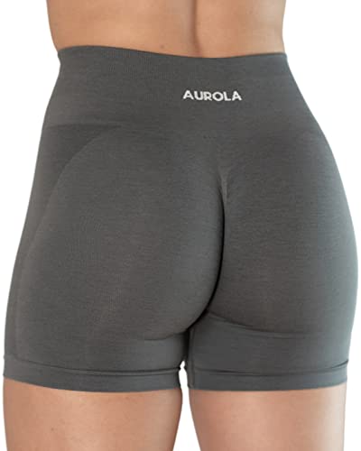 AUROLA Intensify Damen-Trainingsshorts, nahtlos, hohe Taille, Laufen, Sport, Fitnessstudio, Fitness, Yoga, Stretch, sportlich, Kurze Shorts von AUROLA