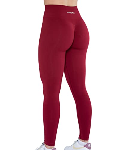 AUROLA Workout-Leggings für Frauen, Nahtlose Scrunch-Strumpfhose, Bauchkontrolle, Fitnessstudio, Fitness, Mädchen, Sport, aktive Yogahose von AUROLA