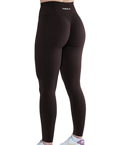 AUROLA Workout-Leggings für Frauen, Nahtlose Scrunch-Strumpfhose, Bauchkontrolle, Fitnessstudio, Fitness, Mädchen, Sport, aktive Yogahose von AUROLA