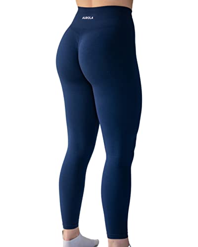 AUROLA Workout-Leggings für Frauen, Nahtlose Scrunch-Strumpfhose, Bauchkontrolle, Fitnessstudio, Fitness, Mädchen, Sport, aktive Yogahose von AUROLA