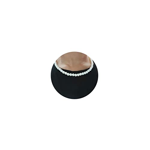Perlenkette für Herren, 6 mm, 8 mm, weiße, runde Perlen-Halskette, Modeschmuck mit zarter Box für Männer, Frauen, Teenager, 16Inches - 6mm, Perle, Perlen, Perlenkette Perlenkette für Herren, 6 mm, 8 mm, weiße, runde Perlen-Halskette, Modeschmuck mit zarter Box für Männer, Frauen, Teenager, 16Inches - 6mm, Perle, Perlen, Perlenkette von AUSGER