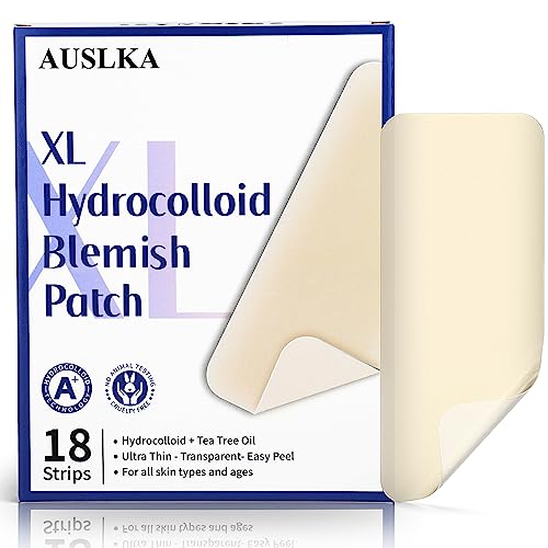 AUSLKA Pickel Pickel Patch XL- 18 Strips - Große Pickel Pflaster- Pickel Patch Hydrocolloid, Pimple Pickel pflaster von AUSLKA