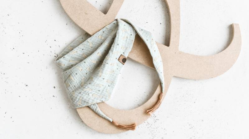 Musselintuch Zum Knoten Baby Kind Dreieckstuch Doppellagig Mit Quasten Musselintuch Zum Knoten Baby Kind Dreieckstuch Doppellagig Mit Quasten von AUSNABRUECK