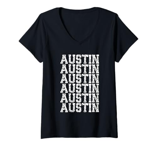 Damen Austin T-Shirt mit V-Ausschnitt Damen Austin T-Shirt mit V-Ausschnitt von AUSTIN