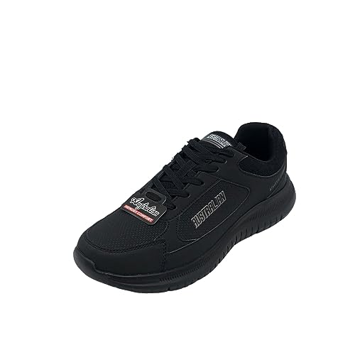 AUSTRALIAN AU32M501 Active Herren-Sportschuhe aus weichem Wildleder, Schwarz , 45 EU von AUSTRALIAN