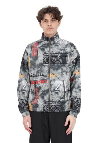 AUSTRALIAN Windjacke Herren Allover Print Smash Jacket Grau Paisley, grau, M von AUSTRALIAN