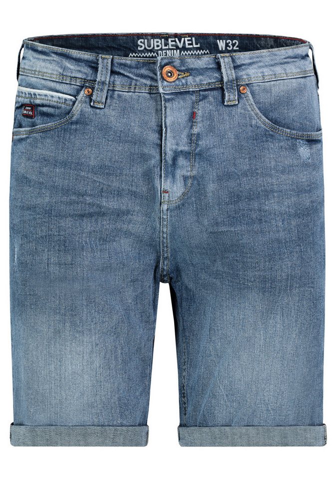 AUTHENTIC STYLE Shorts HAKA Jeans, Bermuda, kleine rough p von AUTHENTIC STYLE