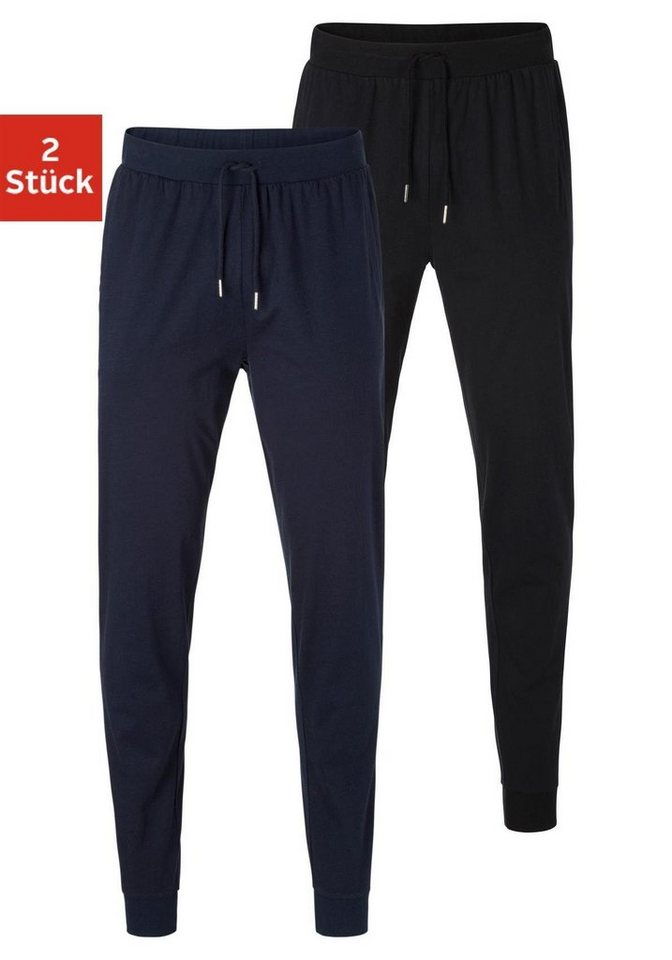AUTHENTIC LE JOGGER Schlafhose (Packung, 2) aus weicher Single Jersey Ware von AUTHENTIC LE JOGGER