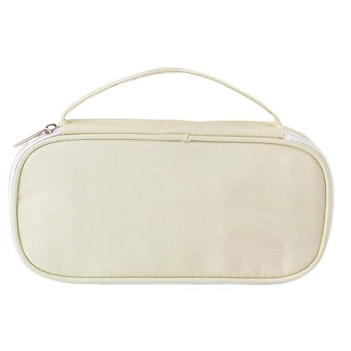 AUTOECHO Federmäppchen, Federmäppchen - Federmäppchen mit großem Fassungsvermögen und Griff - Robuste, multifunktionale Büro- und Schreibwaren-Make-up-Tasche für Gummi, Scheren, Bleistifte von AUTOECHO