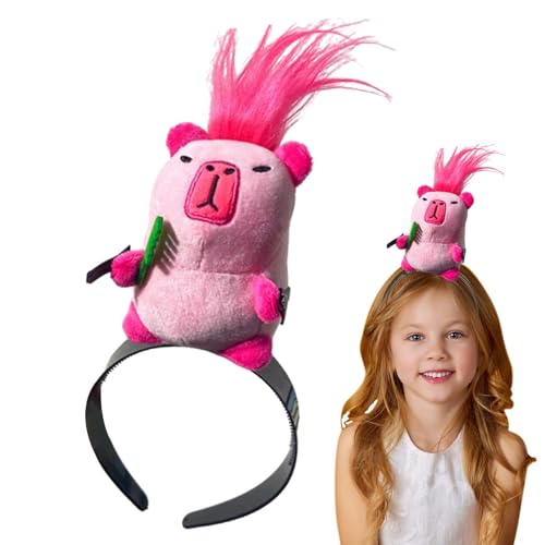 AUTOECHO Lustige Haarspange für Frauen, Cartoon-Haarspange | Capybara-förmige Cartoon-Haarspangen für Frauen | Multifunktionaler Haarschmuck für Bühnenauftritte für Dusche, Party, Reisen, Make-up von AUTOECHO