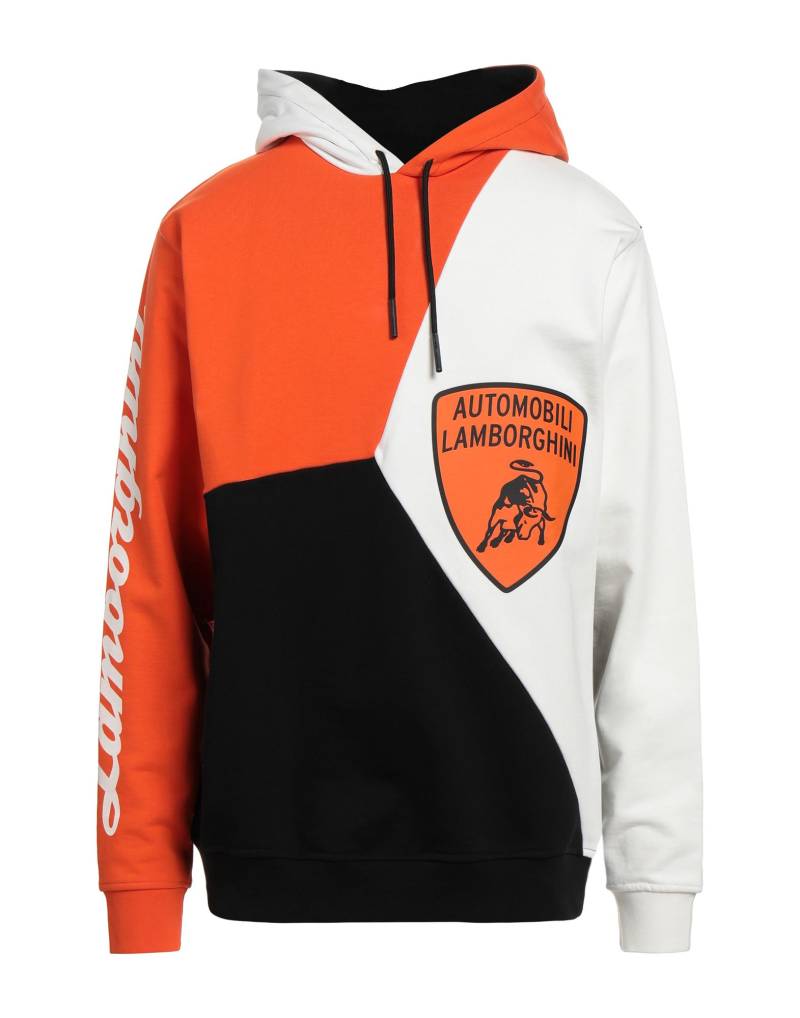 AUTOMOBILI LAMBORGHINI Sweatshirt Herren Orange von AUTOMOBILI LAMBORGHINI