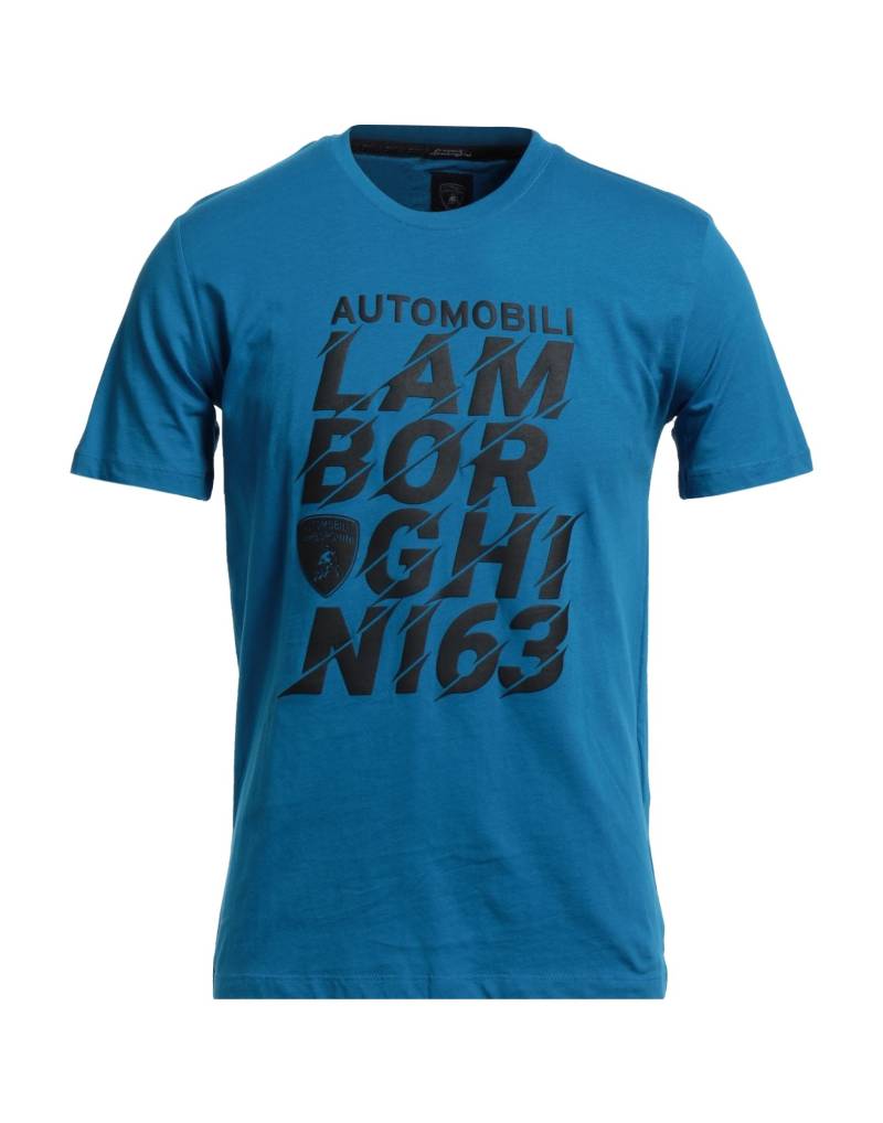 AUTOMOBILI LAMBORGHINI T-shirts Herren Azurblau von AUTOMOBILI LAMBORGHINI