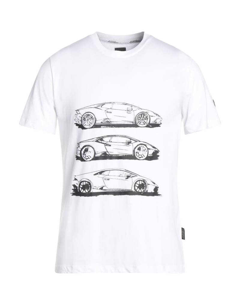 AUTOMOBILI LAMBORGHINI T-shirts Herren Weiß von AUTOMOBILI LAMBORGHINI