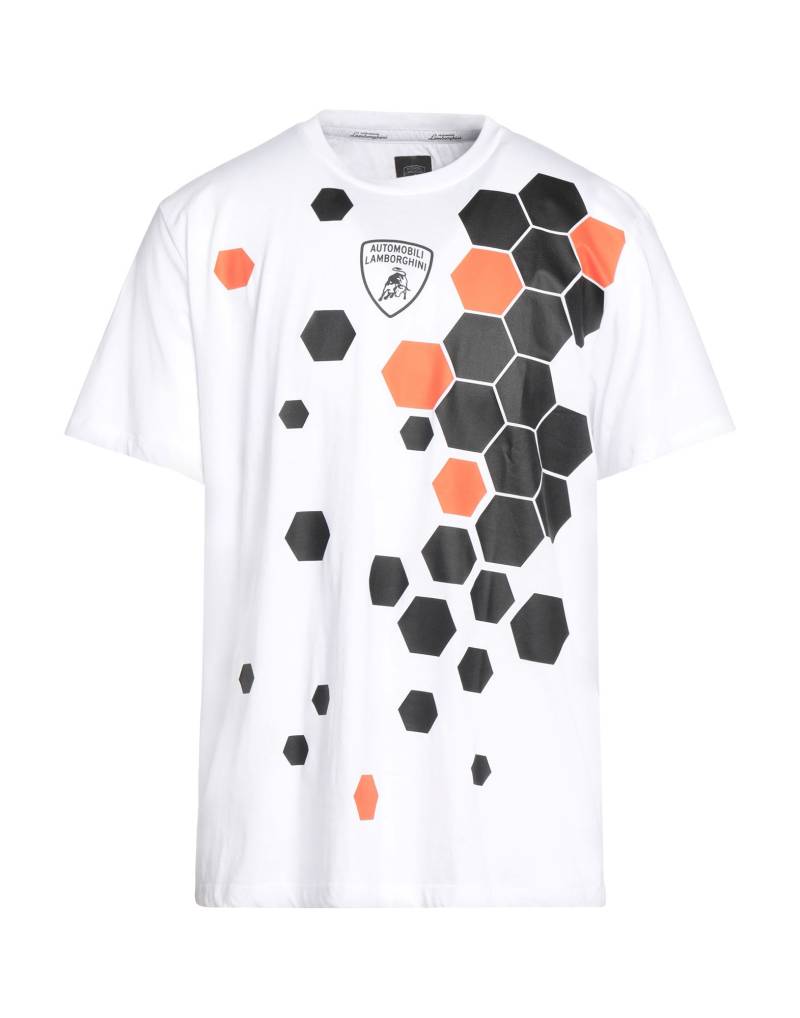 AUTOMOBILI LAMBORGHINI T-shirts Herren Weiß von AUTOMOBILI LAMBORGHINI