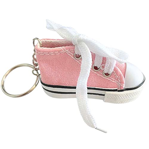 AUTOZOCO Schlüsselanhänger für Sportschuhe, Mini-Schuh-Schlüsselanhänger, Sneaker-Schlüsselanhänger, Urban-Stil, Schlüsselanhänger, Mini-Sportschuh-Schlüsselanhänger, Rosa, L von AUTOZOCO