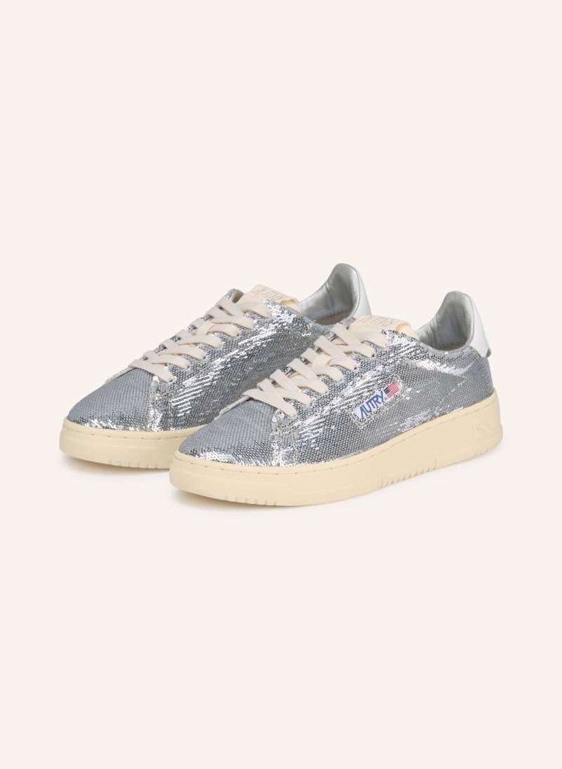 Autry Sneaker Dallas Mit Pailletten silber von AUTRY