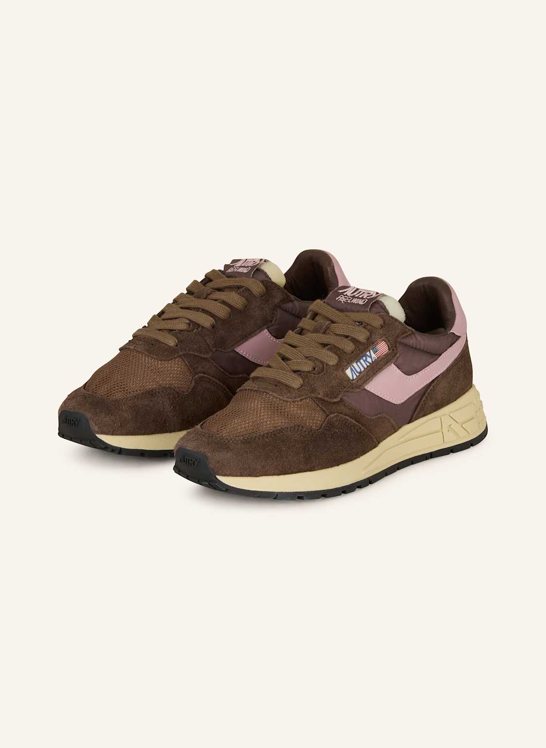 Autry Sneaker Reelwind Low Ut braun von AUTRY