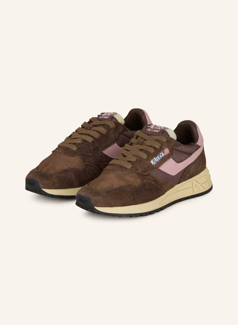 Autry Sneaker Reelwind Low Ut braun von AUTRY